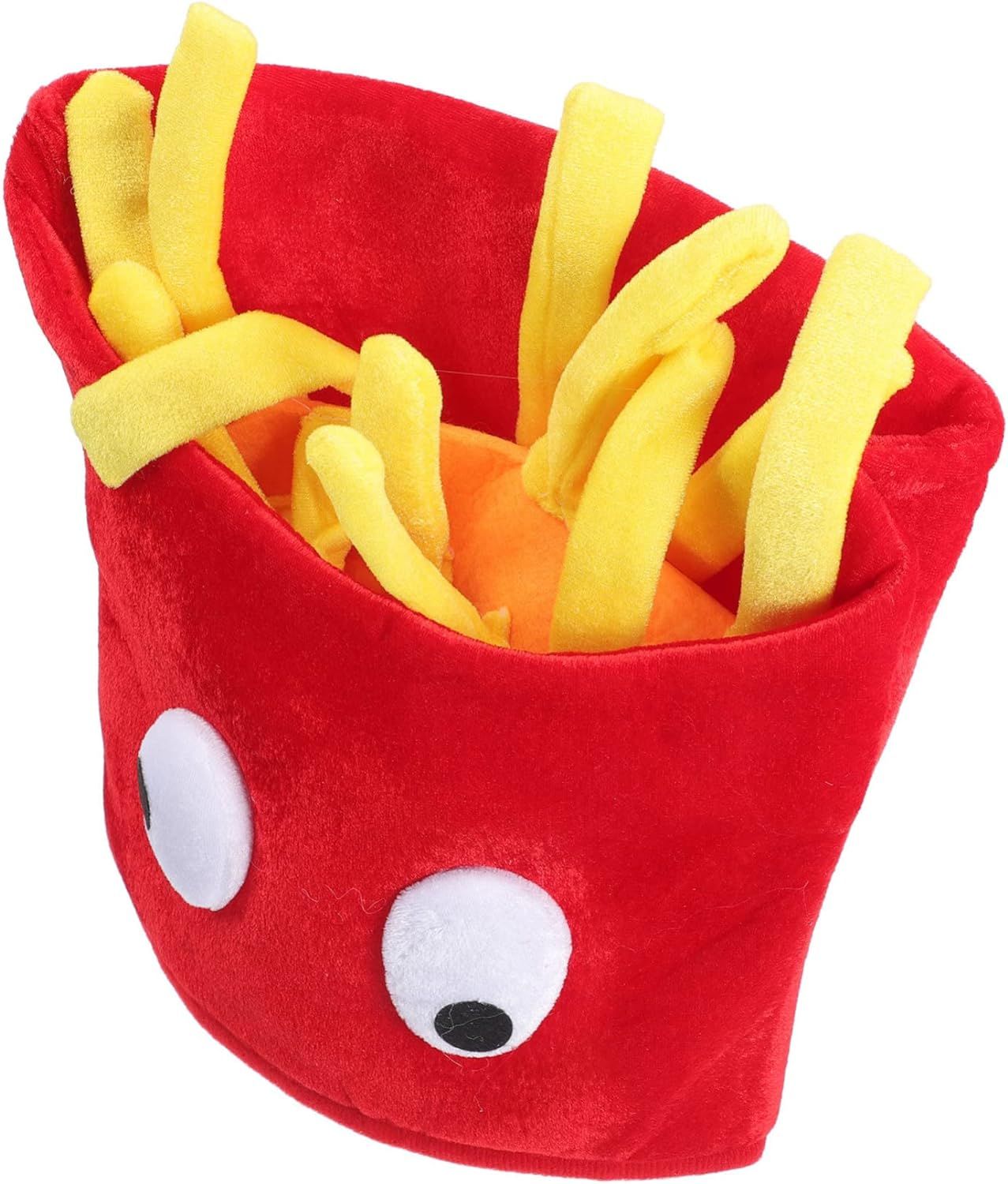 Chapeau de Frites Bal de Chapeau de Seau Robes déguisements Adultes Chapeau de Cosplay en Peluche Chapeau en Peluche se réconcilier Chapeau de Fête Nourriture