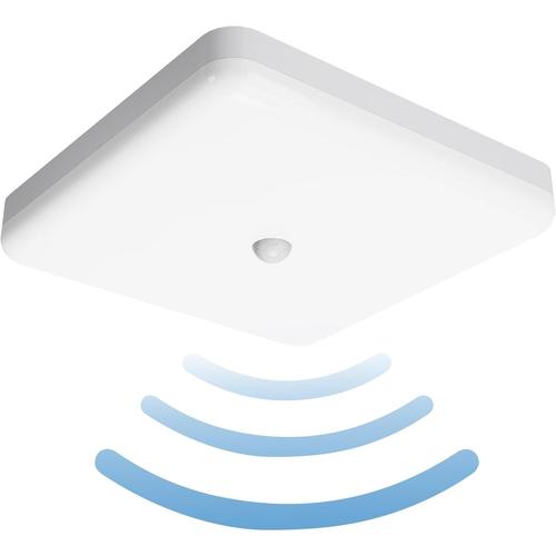 Plafonnier Led Avec Détecteur De Mouvement Intérieur, 30 W Ip65 Plafonnier Avec Capteur De Mouvement Pour Escaliers, Armoire, Balcon, Débarras, Cave, Couloir, Garage, Salle De Bain, Cuisine