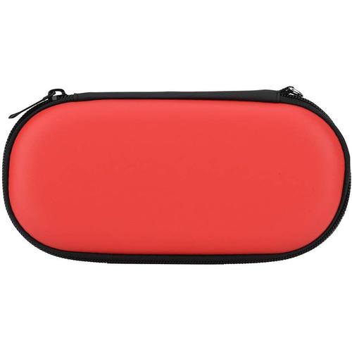 Étui Rigide De Protection Pour Ps Vita, Étui De Protection Rigide Pour Organisateur De Voyage, Étui Anti-Affaissement Pour Organisateur De Voyage, Sac De Transport Pour Sony Ps Vita(Red)