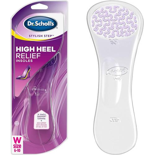 Dr. Scholl Élégant De Step Haut Talon Soulagement Semelles, 1 Paire, Taille 6¿10