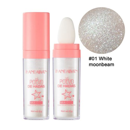Poudre De Surligneur Féerique Pour Fille, Fard À Paupières Scintillant, Pour Le Visage Et Le Corps 