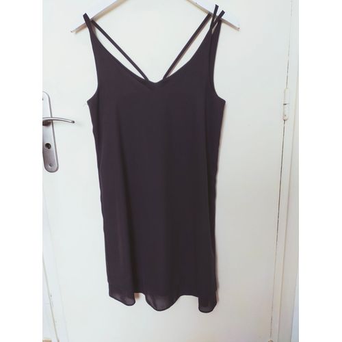 Robe Etam Ample & Légère En Double Voile Noir 34