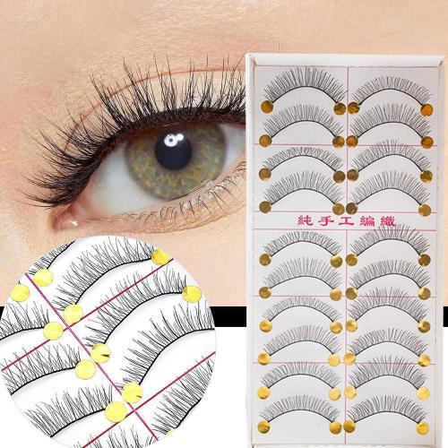 Faux Cils Faits À La Main, Maquillage Naturel, Mode, Extension Cosmétique Pour Les Yeux, Doux, Vente En Gros, Outils I6f5, 0 Paire 