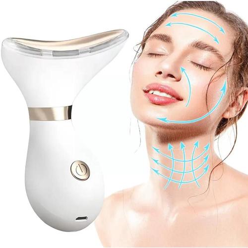 Outil De Massage Pour Lifting Du Cou Et Du Visage, Appareil Thermique À Led Photon, Dissolvant Ems, Micro-Courant, Rides, Anti-Âge, I1h1 