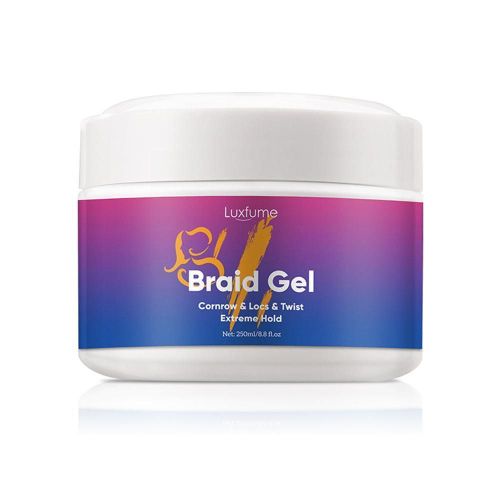 Gel De Finition De Tressage Anti-Frisottis, 250ml, Pour Cheveux Longs, Cire Forte Et Non Coiffante, Pour Cheveux Gras, M0d3 