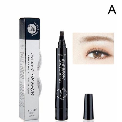 Crayon À Sourcils Étanche À 4 Fourchettes, Crayon De Tatouage Fin, Durable, Professionnel, Long, Liquide, L8r5 