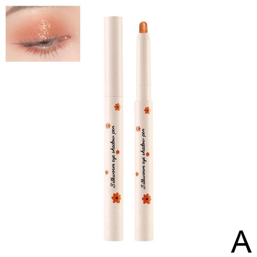 Stylo De Fard À Paupières S1d0, Scintillant, Durable, Scintillant, Pour Maquillage Des Yeux, Surligneur Brillant, Argent, Or, Stylo Cosmétique 