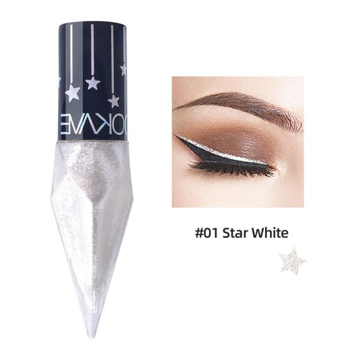 Stylo Eyeliner Liquide À Paillettes Étoilées, Pointe Éponge, Doublure De Beauté, Crayon Pour Les Yeux À Séchage Rapide, Maquillage Longue Durée, Lisse, Imperméable, M1l0, 1 Pièce 