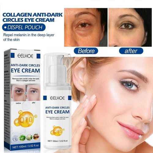 Crème Hydratante Anti-Noir Au Collagène, 100ml, Éclaircit Les Ridules Sous Les Yeux, D3m1 