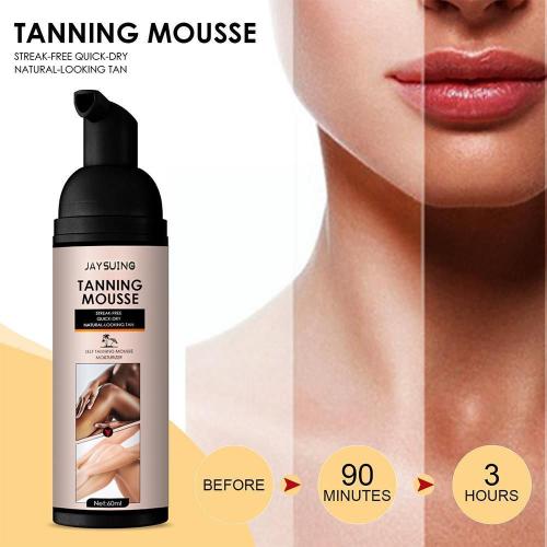 Spray Mousse Autobronzant Pour Le Corps Et Le Visage, Auto-Document, Blé, Faux Fond De Teint, Crème Soufflée, Solarium, Maquillage Sans Soleil, Tan Mak, R4m6, 60ml 