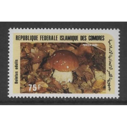 République Fédérale Islamique Des Comores, Timbre-Poste Y & T N° 435, 1985 - Flore, Champignon, Boletus Edulis