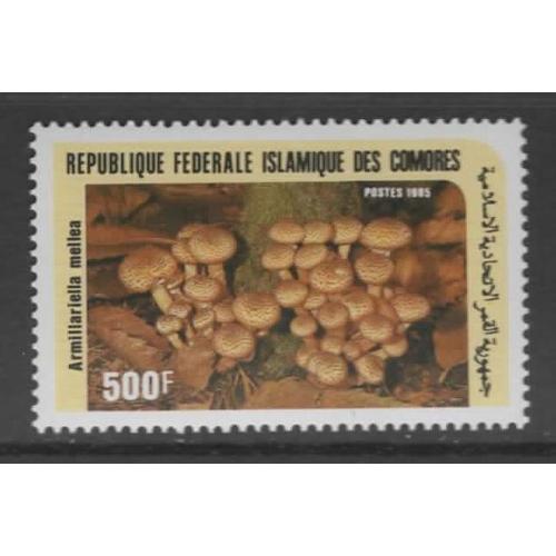 République Fédérale Islamique Des Comores, Timbre-Poste Y & T N° 439, 1985 - Flore, Champignon, Armiliariella Mellea
