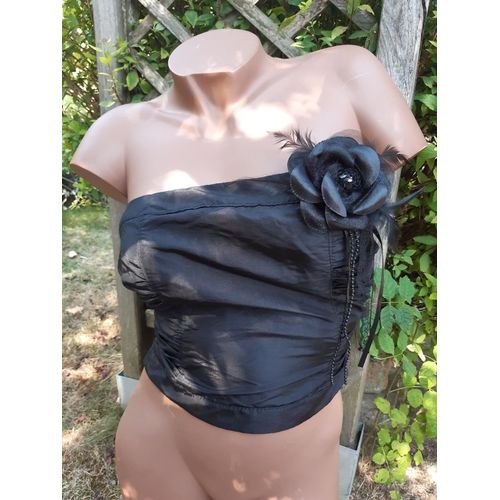 Top Bustier Avec Fleurs Taille S