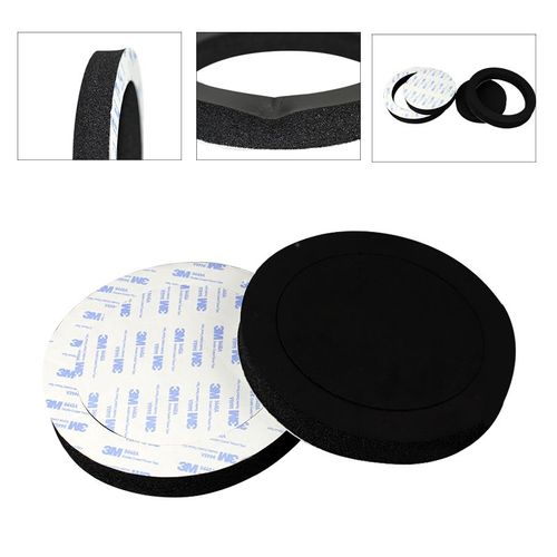 Anneau D'isolation Acoustique Adhésif Pour Haut-Parleur De Voiture, 6.5 Pouces, 2 Pièces, Garniture De Porte, Isolation Phonique, En Coton