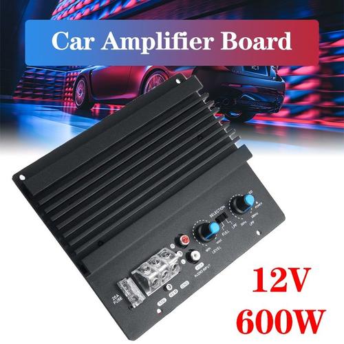 Amplificateur Audio De Voiture 12v 600w, Module 3d Cristal, Puissance 12v, Mono, Basses Puissantes, Caisson De Basses, Carte De Lecteur, Automobile