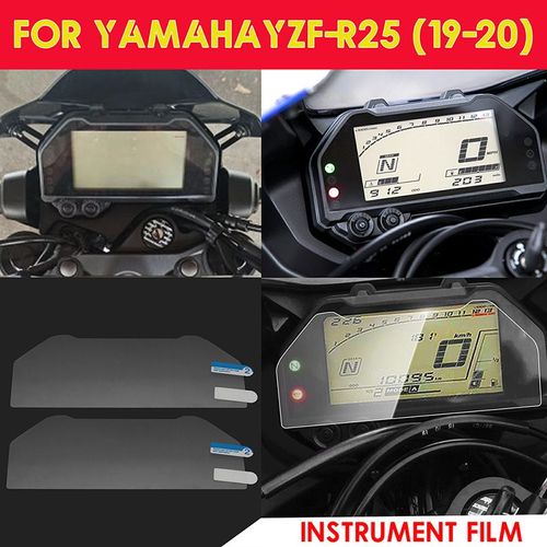 Film De Protection Pour Tableau De Bord De Moto, Autocollant Anti-Rayures Adapté Pour Yamaha Yzf R3 R25 2019 2020