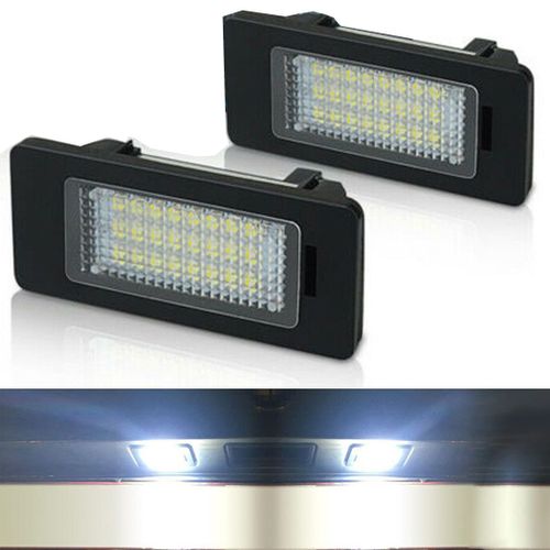 Ampoule De Plaque D'immatriculation, 2 Pièces, Lumière Led Sans Erreur, 250lm 6500k 5w Pour Bmw E90 E92 E39 E60 E61 M5 E70, Éclairage De Plaque D'immatriculation De Voiture, Accessoires