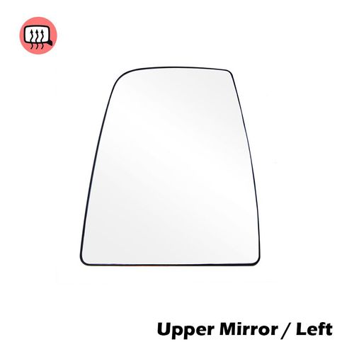 Rétroviseur Latéral En Verre Chauffant, 1 Paire De Lentilles De Miroir Adaptées À Ford Transit Mk8 2014 ¿ 2020, Accessoires De Voiture Supérieur/Inférieur