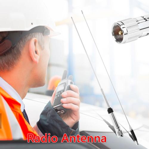 Antenne Uhf Vhf Nl-770r 144/430mhz Avec Prise Pl-259 Pour Radio Mobile/Station, Pièces De Décoration D'intérieur Automobile