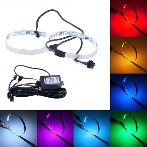 Accessoires De Voiture, Faisceau Lumineux Led, Yeux Du Diable, Faisceau Halo, Composants De Phares, Commande Bluetooth, Projecteur Démon, Bande De Lampe