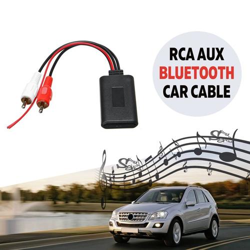 Adaptateur de connexion sans fil Bluetooth universel pour voiture, pour stéréo avec 2 RCA AUX IN, câble d'entrée Audio de musique, pièces automobiles