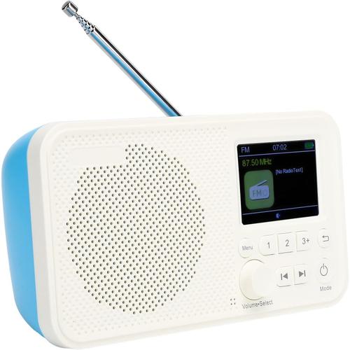 Radio Numérique Dab, Récepteur Radio Portable Rechargeable LCD 2,4 Pouces 1800 MAh, avec Lecteur MP3 Bluetooth, Adapté pour Les Voyages en Plein Air à la Maison et au Bureau