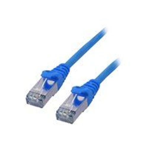 MCL Samar - Cordon de raccordement - RJ-45 (M) pour RJ-45 (M) - 30 cm - paire torsadée écrantée (F/UTP) - CAT 6 - moulé - bleu