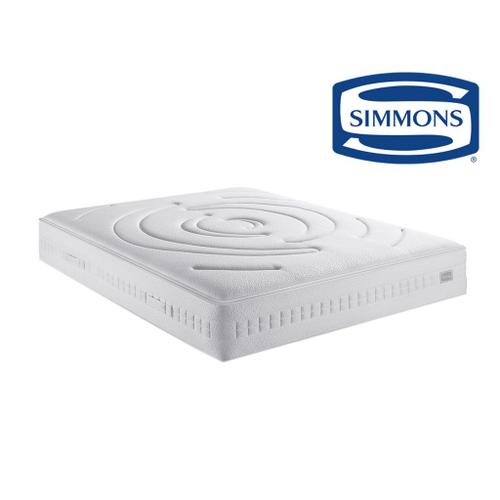 Matelas Simmons Duospring Visco Ressorts Ensachés 180x200