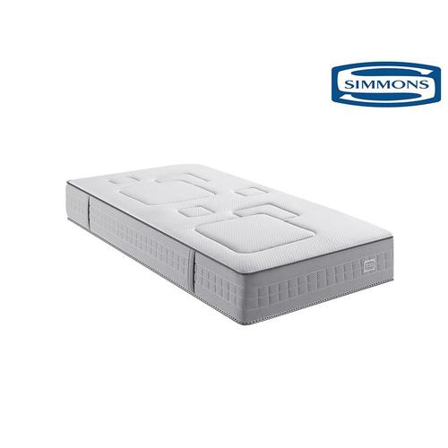 Matelas Equilibre - Matelas Ressorts Ensachés Garnissage Mémoire De Forme 90 X 200 - Blanc - 90 X 200