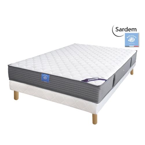 Ensemble Matelas Sardem Belle Literie Passion Visco + Sommier Tapissier 160x200