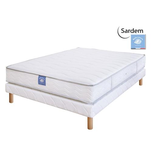 Ensemble Matelas Sardem Belle Literie Passion + Sommier Tapissier 140x200