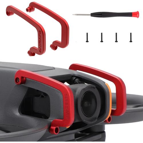 Avata 2 Pare-Chocs Pour Dji Avata 2, Barre De Protection Anti-Collision En Alliage D'aluminium Pour Objectif D'appareil Photo Dji Avata 2 Accessoires De Drone (Rouge)-Générique