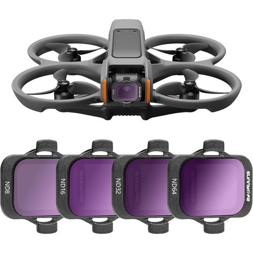 Avata 2 Nd Filter Set, Filtre Nd Multi-Couches Pour Dji Avata 2 Accessoires,4 Pack Nd Filtre Set(Nd8, Nd16, Nd32, Nd64)-Générique