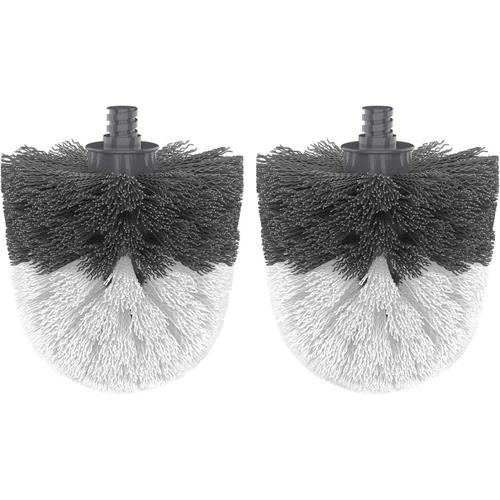 Lot de 2 Têtes de Rechange Brosse WC, Têtes de Remplacement pour Brosse de Toilette, Têtes de Brosse Toilette