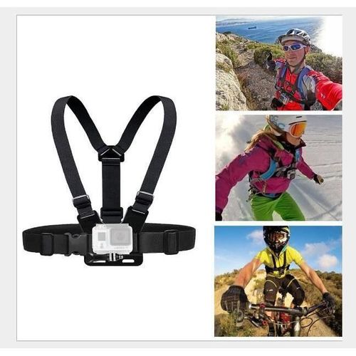 Harnais torse caméra de sport - Fixation torse Gopro et caméra de sport