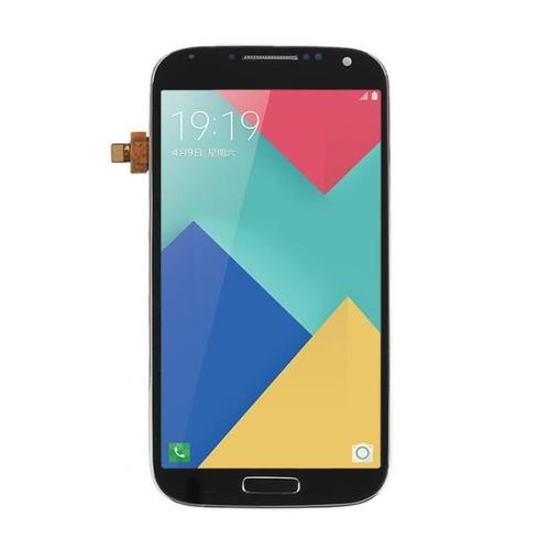 Noir Ecran Lcd + Vitre Tactile + Châssis Pour Samsung Galaxy S4 I9500