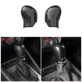 Autocollant De Poignée De Changement De Vitesse Intérieur En Fiber De Carbone, Pour Skoda Octavia A7 Superb Fabia
