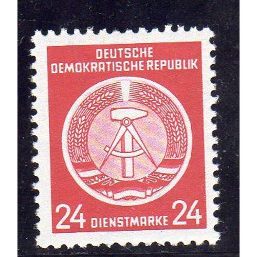 Timbre De Service DAllemagne (République Démocratique)