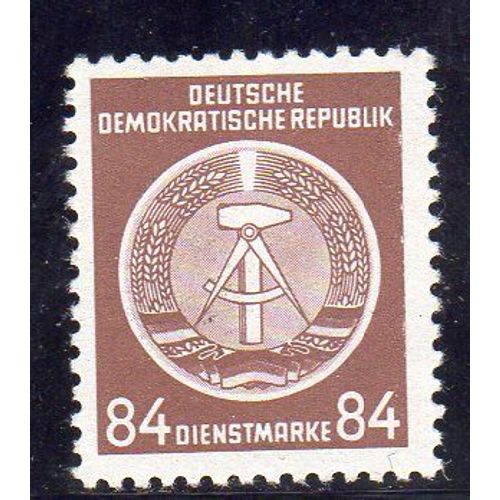 Timbre De Service DAllemagne (République Démocratique)