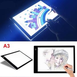 A3 Skyblue LED Table lumineuse pour dessiner 