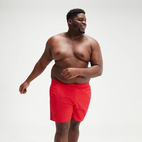 Short De Bain Homme Grande Taille Essential 40 Cm Rouge