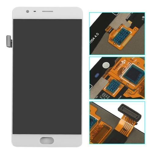 Blanc Ecran Lcd + Vitre Tactile Pour Oneplus 3t (A3010)