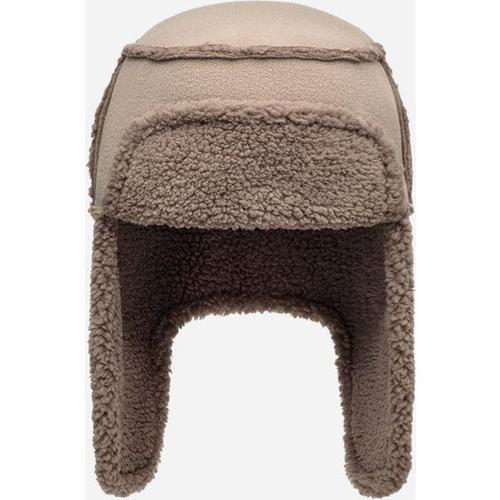 Bonnet De Trappeur En Molleton Contrecollé In Brown, Taille L/Xl, Autre