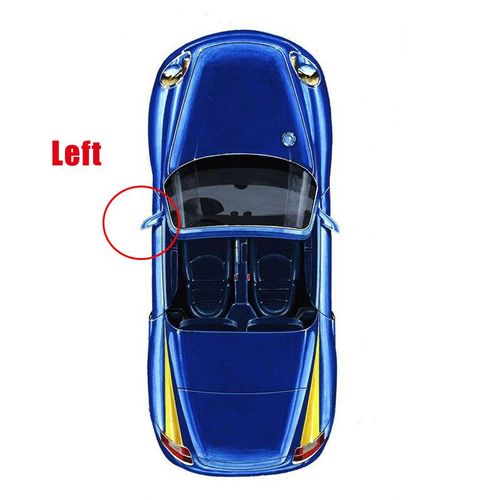 Rétroviseur Latéral De Voiture Avec Réflecteur De Lentille En Verre, Chauffage Électrique, Anti-Buée, Pour Volkswagen Polo 2005 ¿ 2009