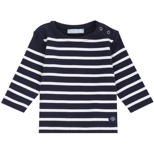 Marinière "Amiral" Baby - Coton Épais Enfant Navire/Blanc 6 Mois