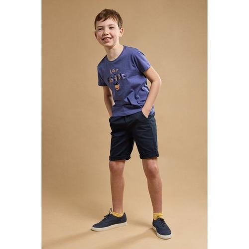 Bermuda Kids - Coton Enfant Marine Deep 8 Ans