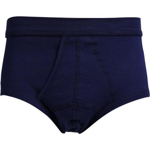 Slip Ouvert Taille Haute - Coton Léger Biologique Homme Marine M