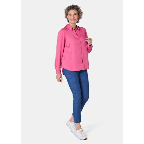 Chemisier Avec Patte De Boutonnage - Fuchsia - Gr. 48