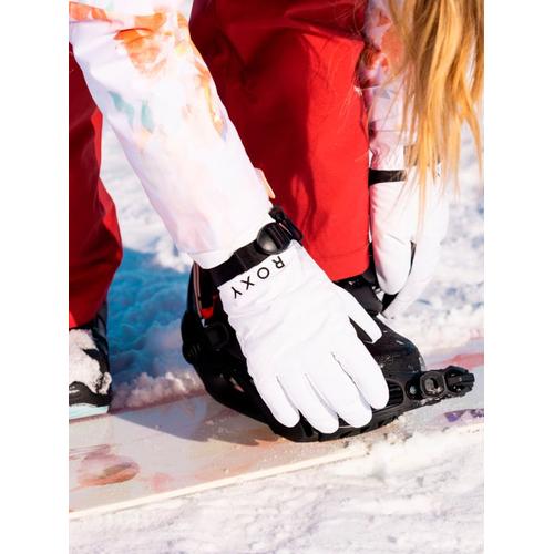 Roxy Jetty - Gants De Ski/Snowboard Pour Femme - Blanc -