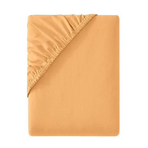 Drap-Housse En Jersey Extensible - Cognac - Gr. 90-100 X 190-220 Cm